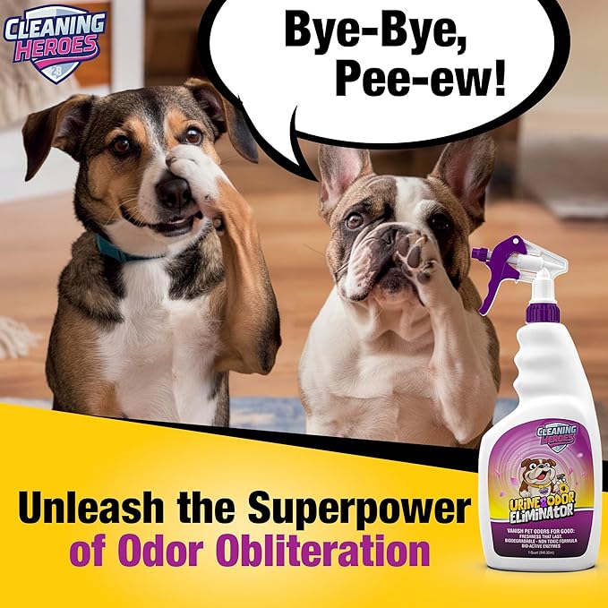 Pet Carpet Cleaner & Urine Odor Eliminator for Strong Odor 32oz Enzyme