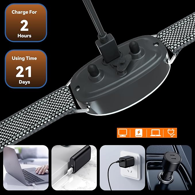 Dog Bark Collar 8 Adjustable 0-8 Levels