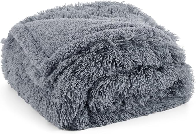 Bedsure Waterproof Dog Blankets for Large Dogs 40"x50", Grey