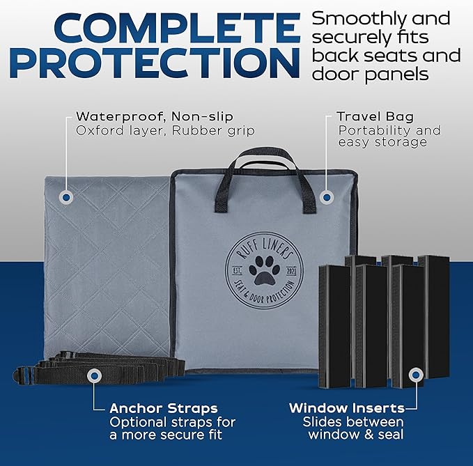 Dog Car Seat Cover for Back Seat