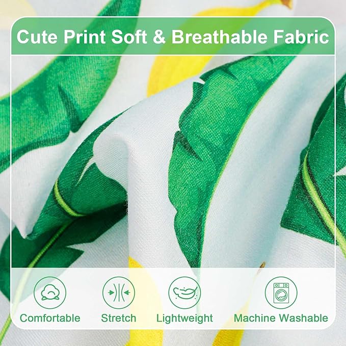 Dog Pajamas Pjs Spring Summer Dog Clothes for Small Dogs Girl Boy Soft Stretchy Puppy Clothes Onesie Cat Pet Jammies Outfit (Green Banana