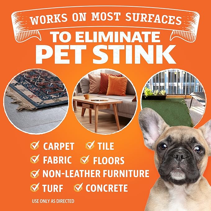 ANGRY ORANGE Pet Odor Eliminator for Dog Urine and Smells 1 Gallon