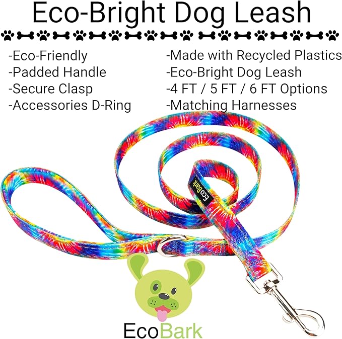 EcoBark Dog Leash 4 FT 5 FT 6 FT
