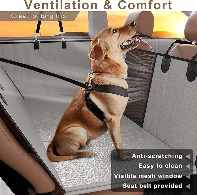 Back Seat Extender for Dogs Bottom,2024 Upgraded