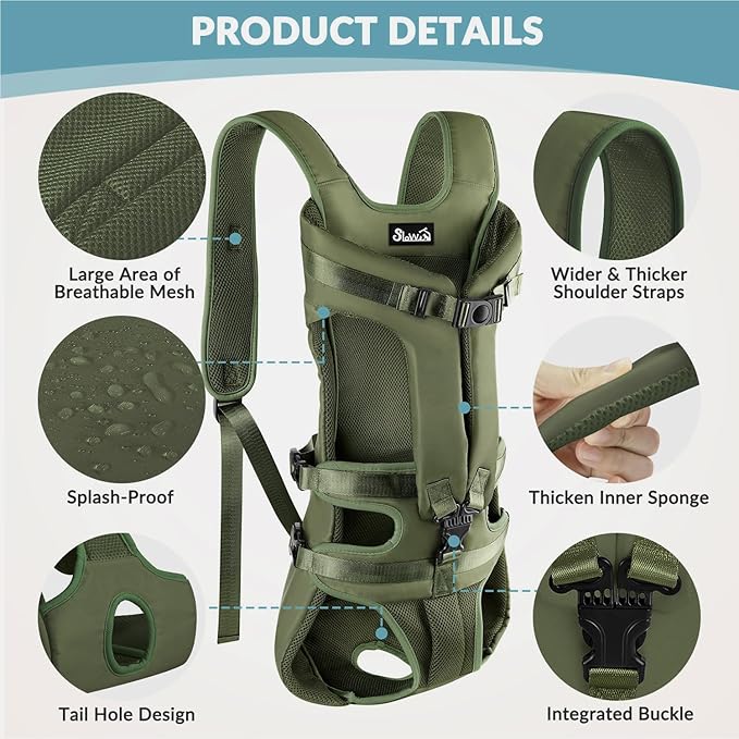Lukovee Dog Backpack Carrier