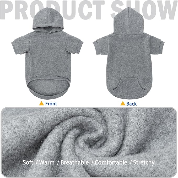 SCENEREAL Dog Hoodie Sweaters for Small Medium Large size Dogs