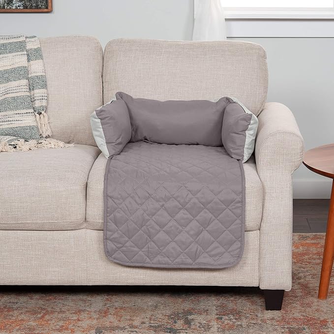 Furhaven Water-Resistant & Reversible 18" Wide Seat Cover Protector for Dogs & Cats