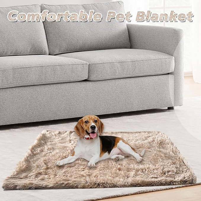 PJYuCien Fluffy Fleece Calming Pet Throw Blanket 30 * 40", Machine