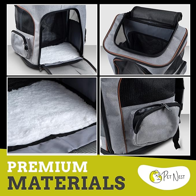 Expandable Pet Carrier Backpack for Cats