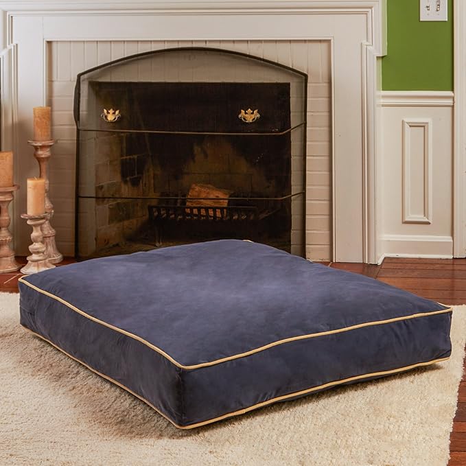 Buster Reversible Rectangle Pillow Style Dog Bed (48 x 36 in.)