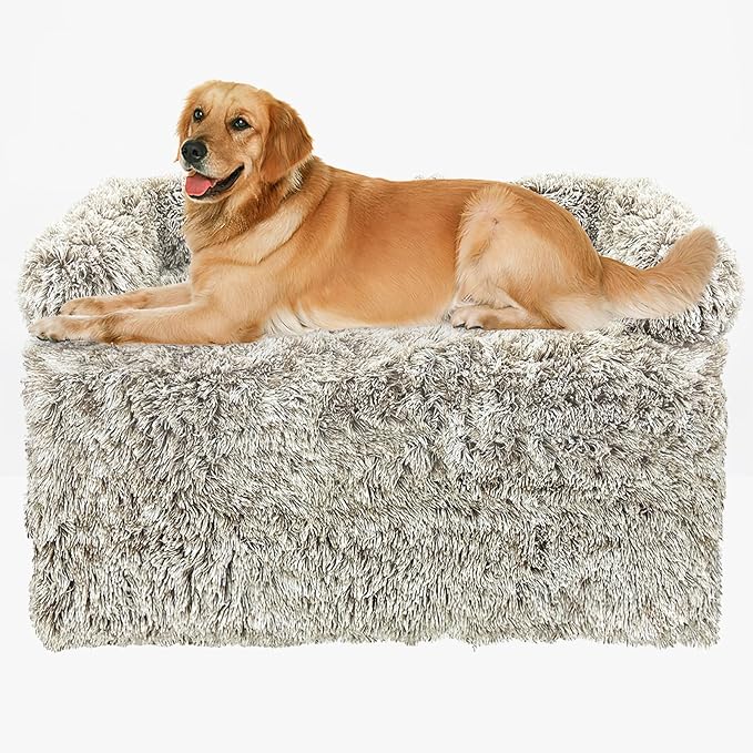 Calming Dog Couch Bed for Large Dogs 30 x 30 x 5.9 Inches
