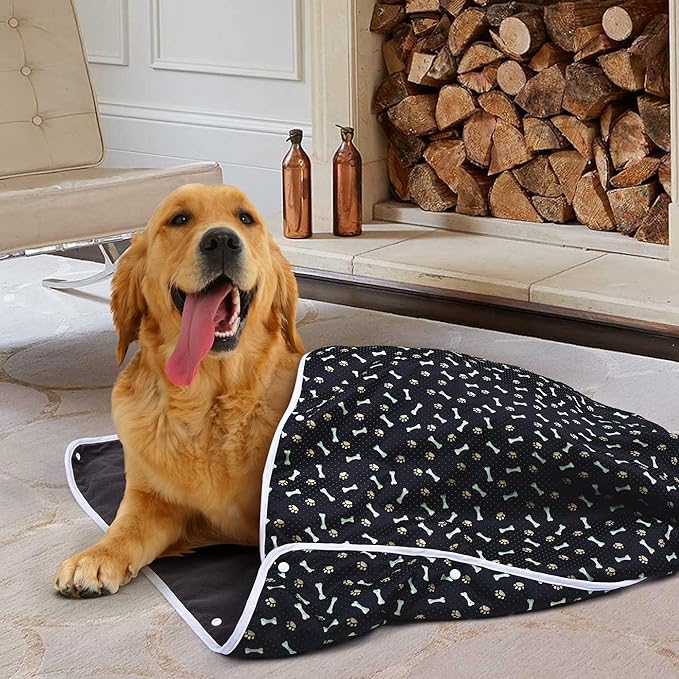 Teamoy Non-Slip Dog Blankets (Pack of 2)