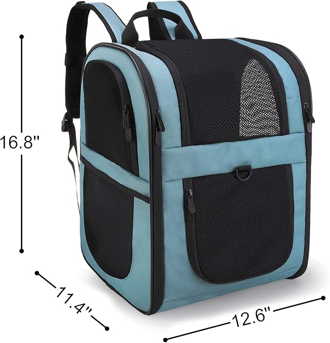 APOLLO WALKER Pet Carrier Backpack for Small Cats and Dogs