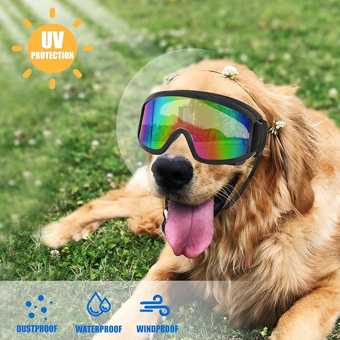 Dog Sunglasses Dog Goggles for Medium Large Breed Dogs
