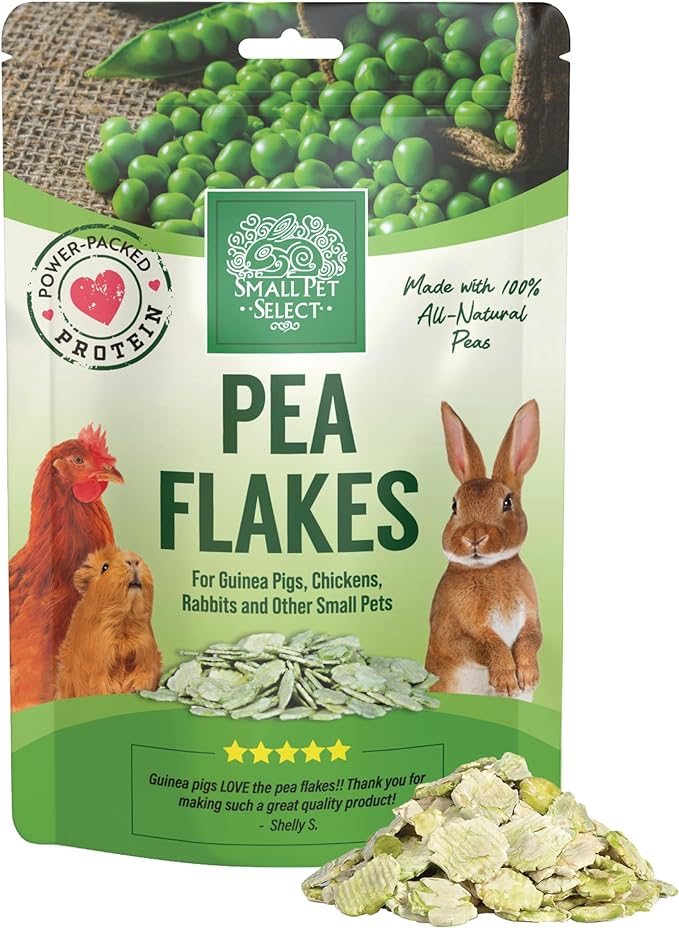 Small Pet Select- Pea Flakes 8oz,green