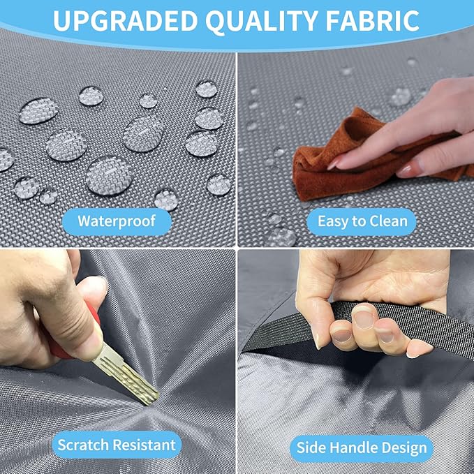 COSHNIBI Dog Bed Covers Replacement Washable 44Lx32Wx4H Dog Bed Replacement Covers with Zipper and Carry Handle