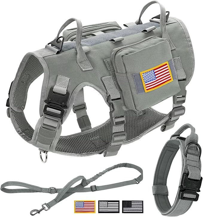 Forestpaw Tactical Dog Harness for Large Dogs