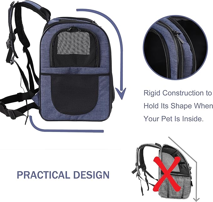 Apollo Walker Pet Carrier Backpack for Large/Small Cats and Dogs