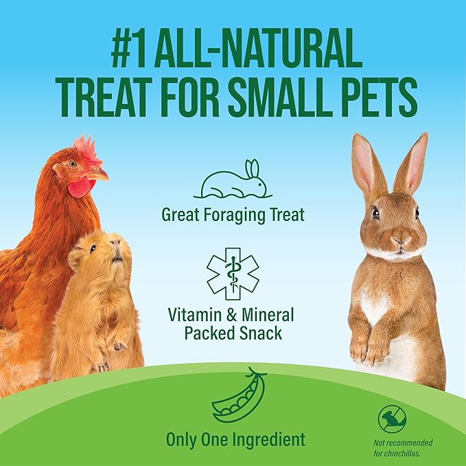 Small Pet Select- Pea Flakes 8oz,green