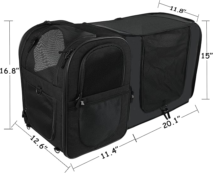 Apollo Walker Pet Carrier Backpack for Large/Small Cats and Dogs