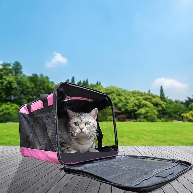 Soft Sided Airline Approved Cat Carrier 17 Lbs