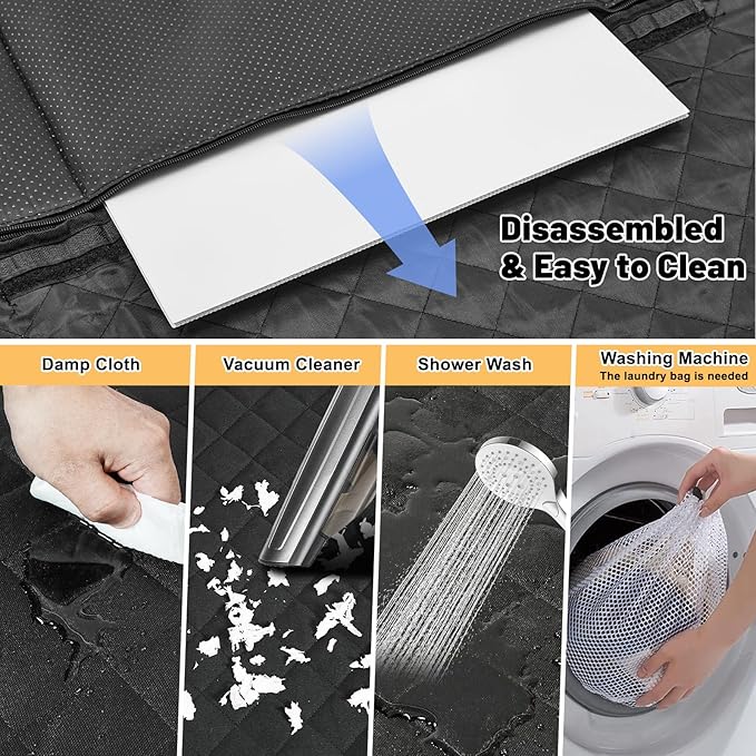 Back Seat Extender for Dogs Truck 300lbs, Waterproof