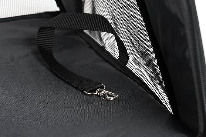 Soft-Sided Pet Carrier for Cat and Small Dog 600D Oxford 2 Mesh