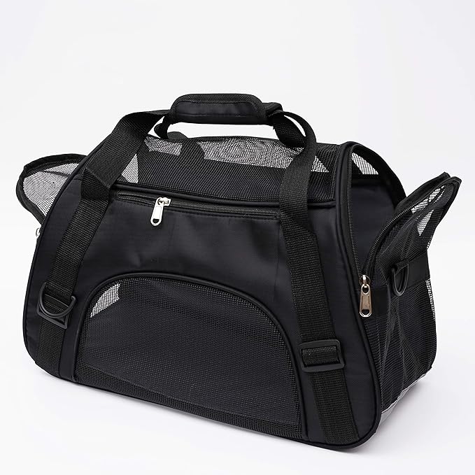 Pet Carrier Soft-Sided Carriers for Cat Carriers Dog Carrier for Small Medium Cats Dogs Puppies Pet Carrier Airline Approved up to 15 Lbs Cat Dog Pet Travel Carrier (Small
