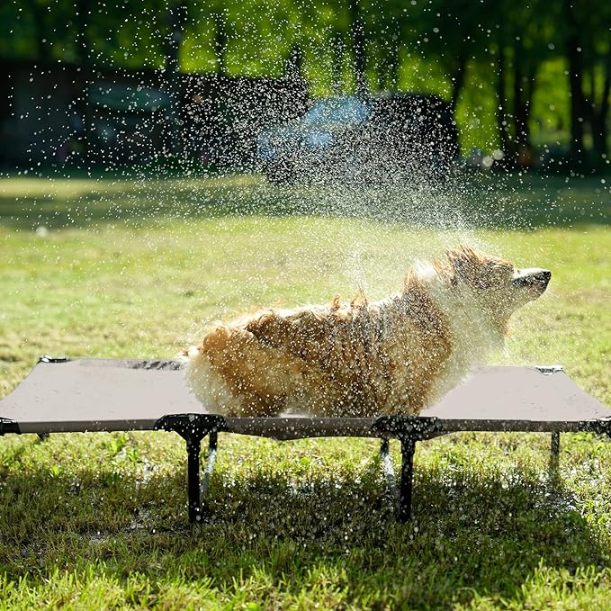 EHEYCIGA 50 Inch Elevated Dog Cot Beds for Extra Large Dogs