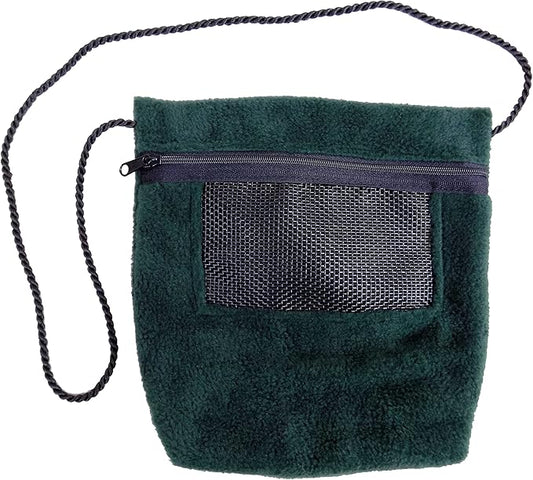 Bonding Carry Pouch for Sugar Gliders and Other Small Pets (Green)