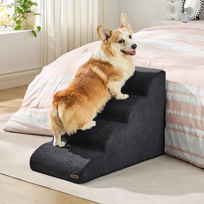 Lesure Dog Stairs for Small Dogs 4 Steps