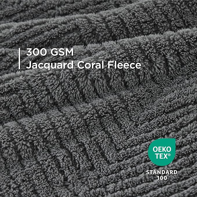 Bedsure Dog Blanket for Large Dogs Washable 300GSM Coral 60x80IN