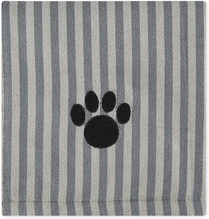 Bone Dry Pet Grooming Towel Collection Absorbent Microfiber X-Large 41x23.5", Striped