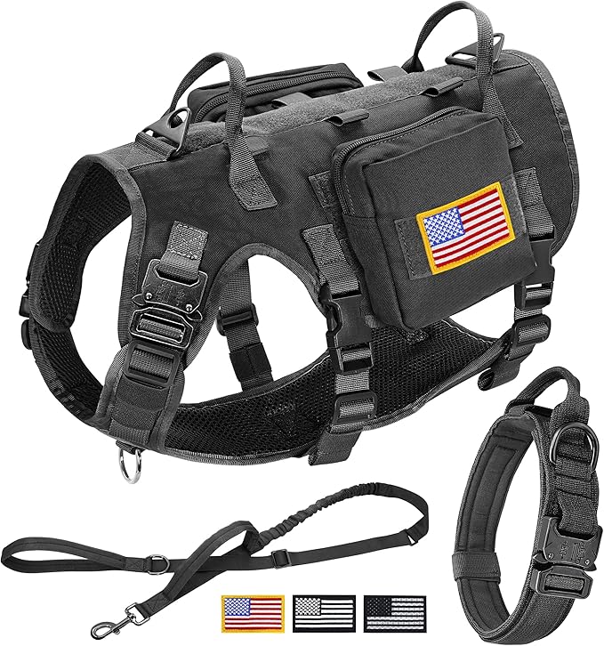 Forestpaw Tactical Dog Harness for Large Dogs