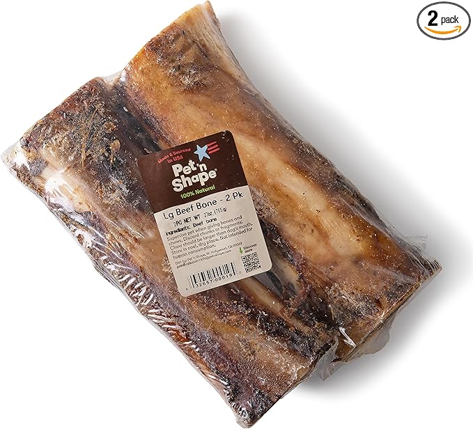 Pet 'n Shape Beef Bone Dog Treats 2 Count