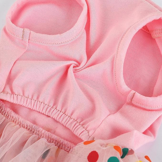 Dog Dresses for Small Dog Girls Dog Birthday Dress Cute Pet Princess Puppy Clothes Female Dog Clothes for Chihuahua Yorkie Clothes Small Dog Birthday Outfit Apparel
