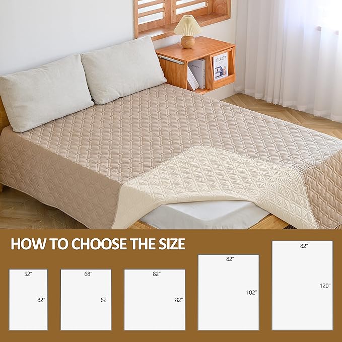 Waterproof Dog Bed Covers for Couch Protection Dog Pet Blanket Furniture Protector (82"x82"