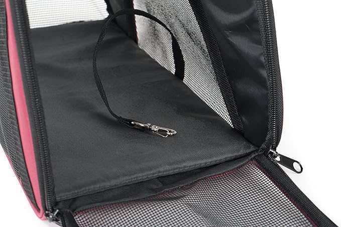 Soft-Sided Pet Carrier for Cat and Small Dog 2 Mesh