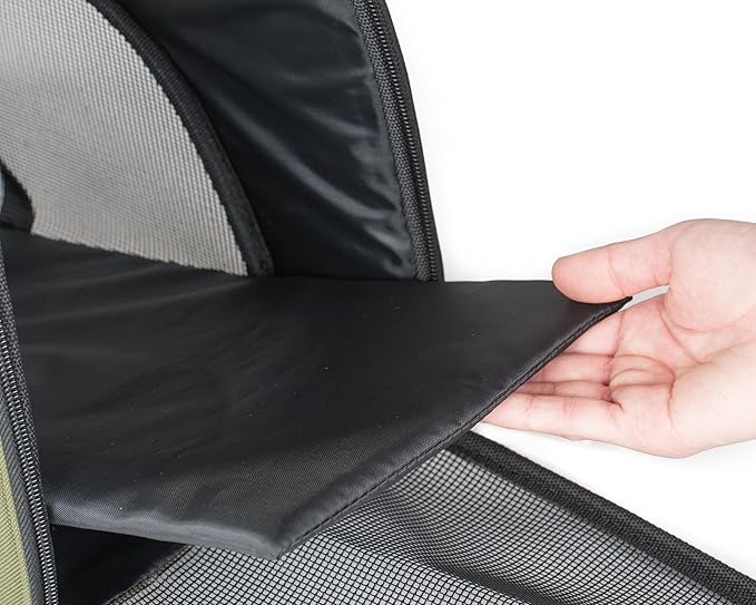 Soft-Sided Pet Carrier for Cat and Small Dog 600D Oxford 2 Mesh