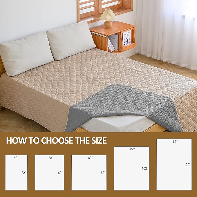 Waterproof Dog Bed Covers for Couch Protection Dog Pet Blanket Furniture Protector (82"X120"