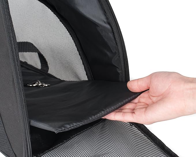 Soft-Sided Pet Carrier for Cat and Small Dog 600D Oxford 2 Mesh