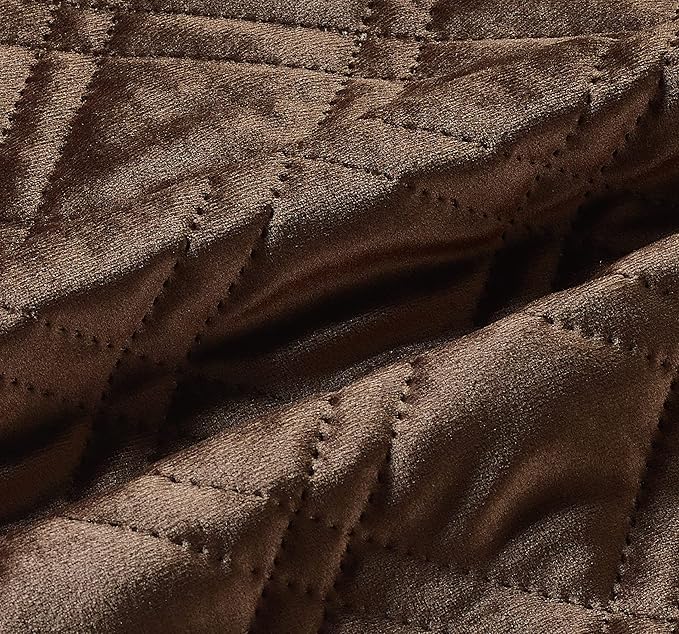 Brilliant Sunshine Premium Chocolate Silky Velvet Pet Sofa Bed