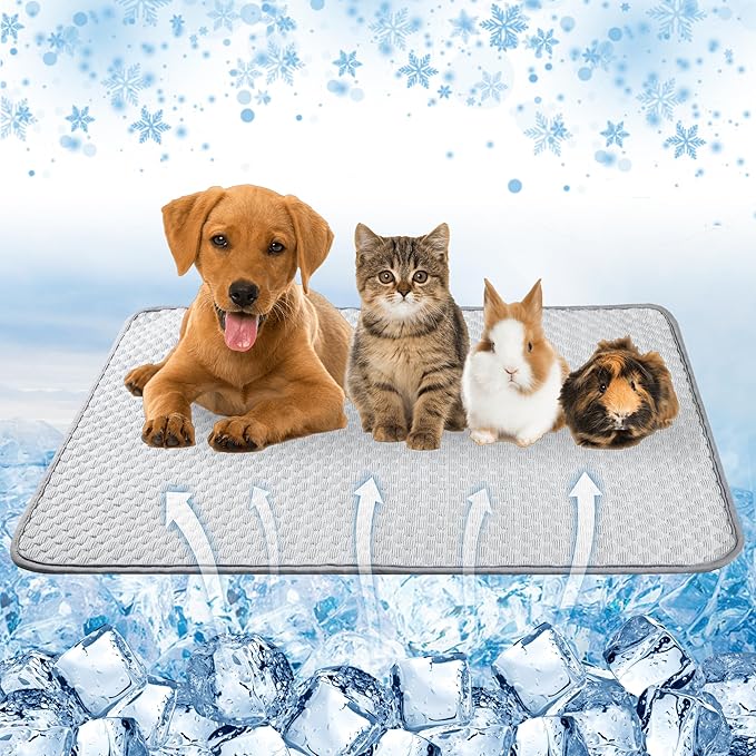 Leekalos Dog Cooling Mat Small(22"x28"))