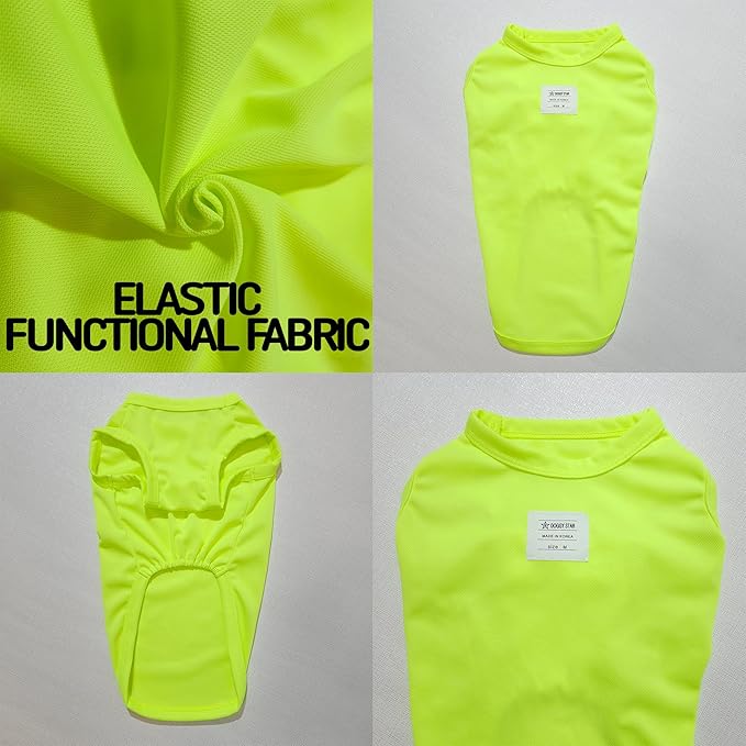 Dachshund Clothes for Dogs Mini and Adults Neon T Shirts (L