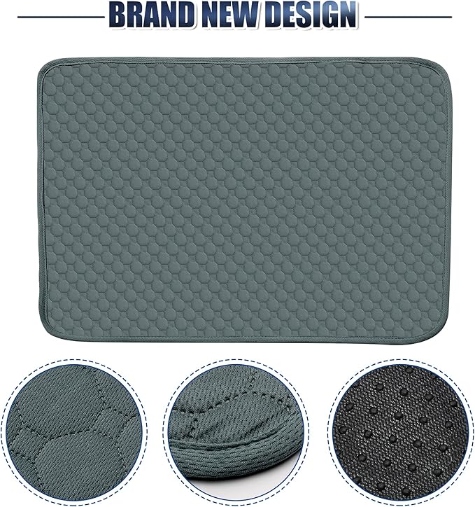 X AUTOHAUX Dog Seat Cover Reuse Car Seat 150x90cm Grayblue