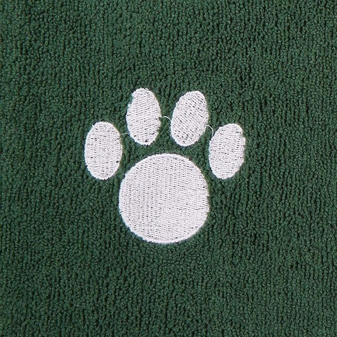 Bone Dry Pet Grooming Towel Collection Absorbent Microfiber X-Large 41x23.5", Embroidered