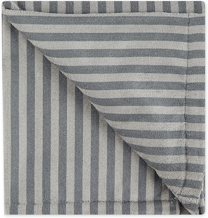 Bone Dry Pet Grooming Towel Collection Absorbent Microfiber X-Large 41x23.5", Striped
