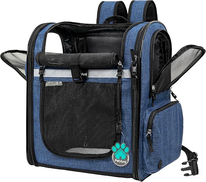 PetAmi Dog Backpack Carrier for Small Large Cat 18 lbs,