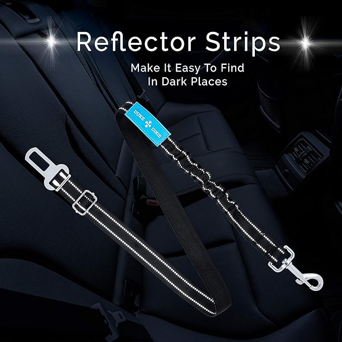 Dog Seat Belt Pet Dog Cat Car SeatBelt Safety (2 pack (2 Pack