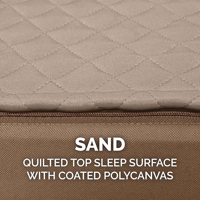 Furhaven Replacement Dog Bed Cover Water-Resistant Indoor/Outdoor Quilt Top Convertible Mattress